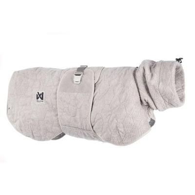 Hundebademantel Sand