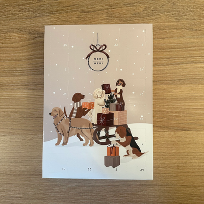 Hundeadventskalender mit Pferd