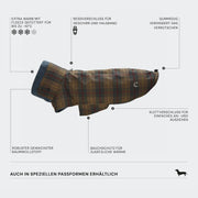 Hundemantel Brooklyn Waxed Tartan 2025