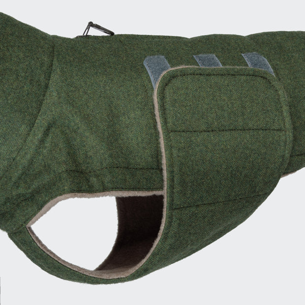 Hundemantel DACKEL Brooklyn Flanell | Fern Green 2025