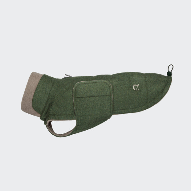 Hundemantel DACKEL Brooklyn Flanell | Fern Green 2025