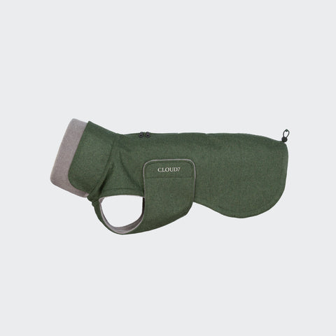 Hundemantel Brooklyn Long Flannel Fern Green 2025