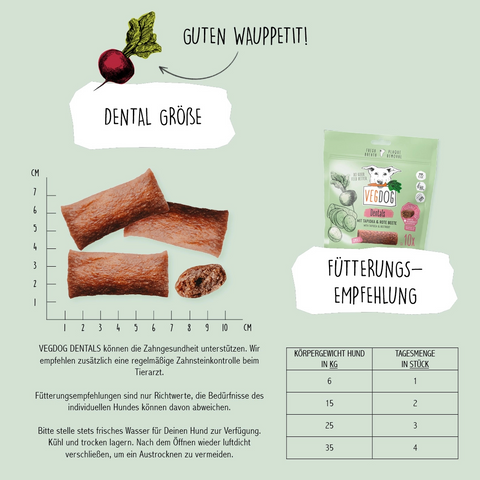Dentals mit Tapioka & Rote Beete "Vegan"