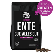 Softes Trockenfutter mit Ente und Gemüse