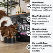Softes Trockenfutter mit Ente und Gemüse