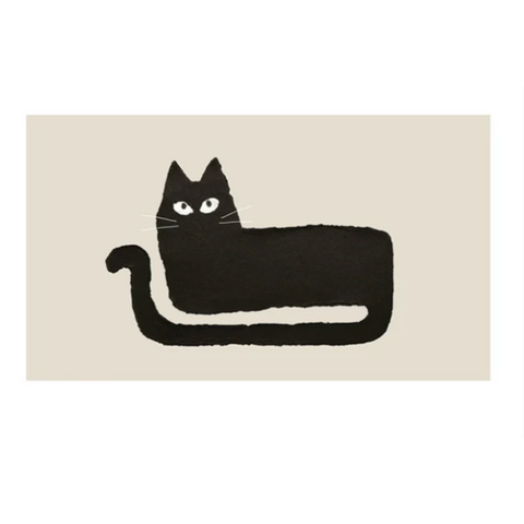Grusskarte mit Katze