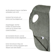 Hundebademantel dry sage