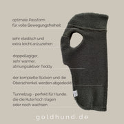 Hundepullover Teddy moosgrün