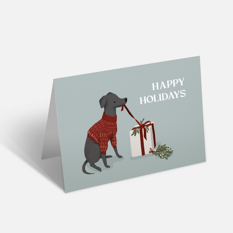 Klappkarte Happy Holidays