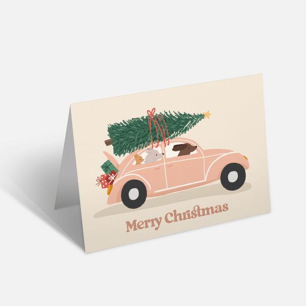 Klappkarte Merry Christmas