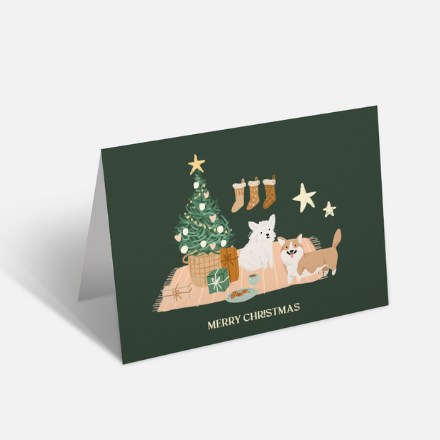 Klappkarte Merry Christmas