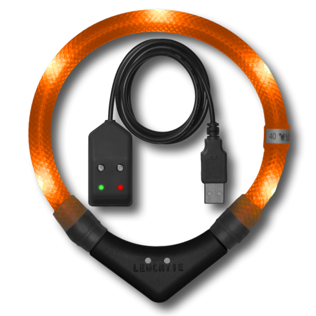 Leuchtie Easy Charge | Sunset-Orange mit Bewegung- und Magnetsensor