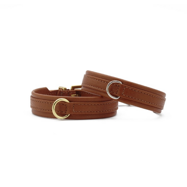 Halsband Mini Klassik soft | cognac