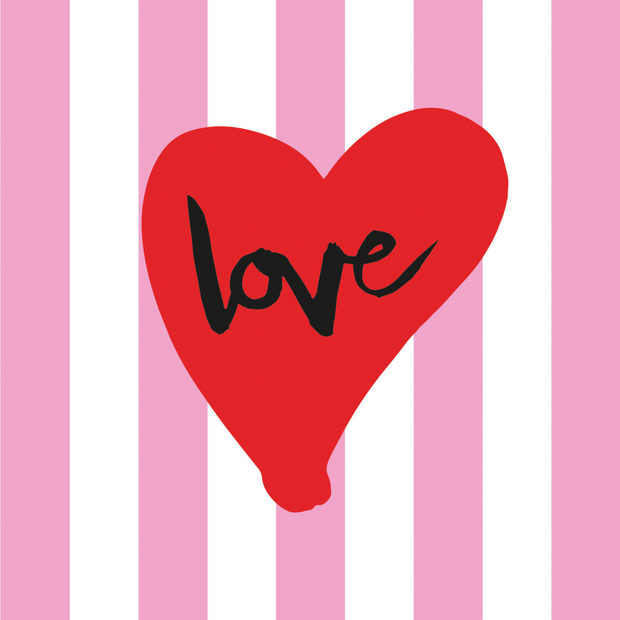 Papierservietten Love