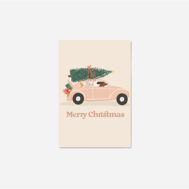 Postkarte "Merry Christmas"