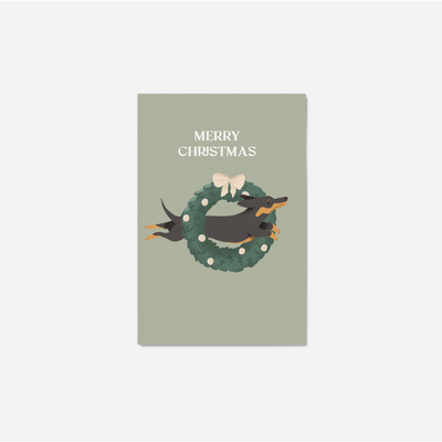 Postkarte "Merry Christmas"