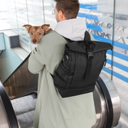 Rucksack Rolltop Yoska Schwarz