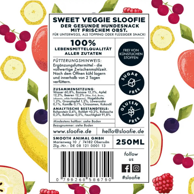 Hundesmoothie - Sweet Veggie 250ml