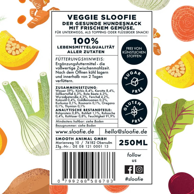 Hundesmoothie Veggie Lover 250ml