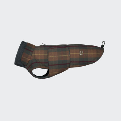 Hundemantel DACKEL Brooklyn Waxed Tartan 2025