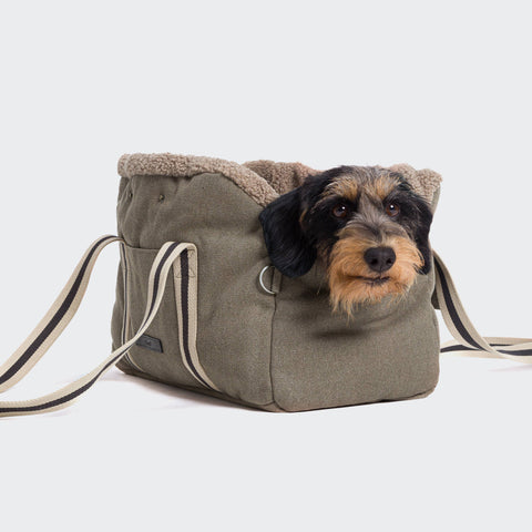 Hundetasche Lucca Canvas Sand