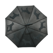 Reflektierender Regenschirm Hund
